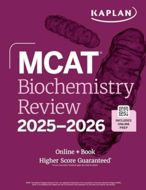 Binding: Paperback
Description: Kaplan's MCAT Biochemistry Review 2025 - 2026 offers an expert study plan detailed subject review and hundreds of online and in - book practice questions all authored by the experts behind Kaplan's score - raising MCAT prep course. Prepping for the MCAT is a true challenge.