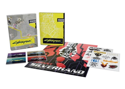 Binding: Hardcover
Description: This deluxe edition includes: An exclusive Night City map cover. A slipcase featuring Night City graffiti. Temporary Tattoos: show your alignment with any of Night City's varied colorful gangs.