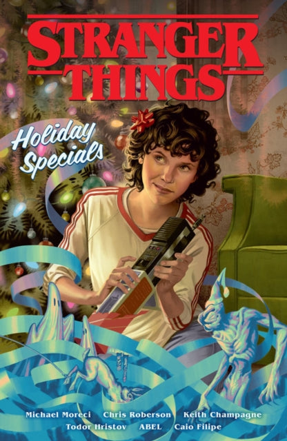 Binding: Paperback
Description: Get all three Stranger Things holiday specials in one package! In the Halloween Special Will Mike Lucas and Dustin gather in Castle Byers to eat candy and scare each other with a spooky story revealing the quaint town's darkest secret: the Child - Eater of Hawkins.