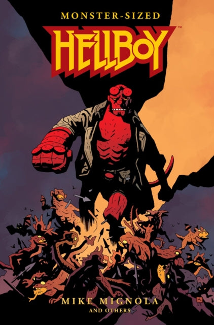 Binding: Hardcover
Description: Brought together by Hellboy creator Mike Mignola and Dark Horse Books in one giant - sized 1500+ page tome experience the main Hellboy story in the largest format ever as he and the Bureau for Paranormal Research and Defense confront things that lurk in the shadows.