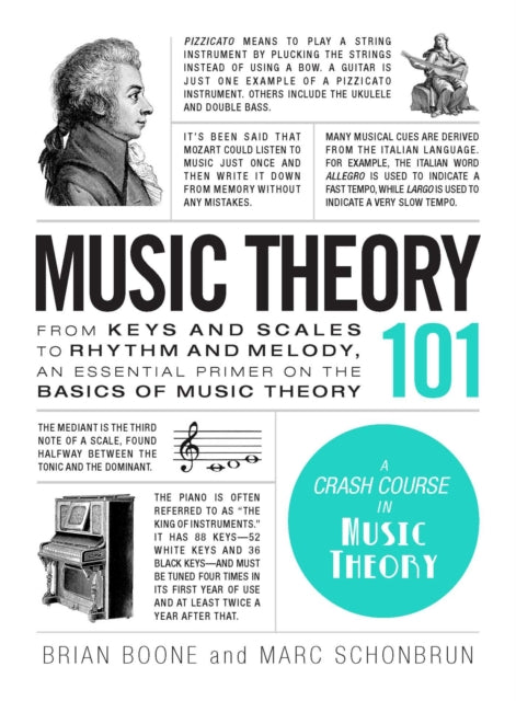 Binding: Hardcover
Description: Learn the basics of music theory in this comprehensive and easy - to - understand guide. From classical to hard rock and jazz to hip hop music is constantly evolving but many of the basics have stayed the same.