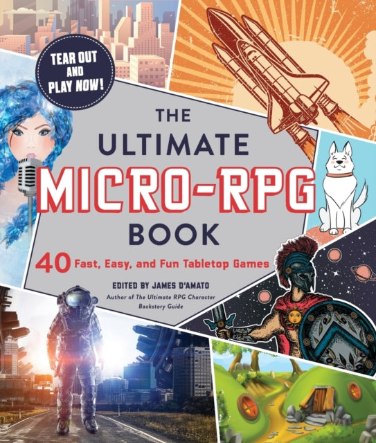 Binding: Paperback
Description: Enjoy these 40 expertly crafted micro - RP Gs that are fast fun easy to learn and come in a variety of genres from space exploration to jungle dungeon crawlers everything you need to pick up and play today.