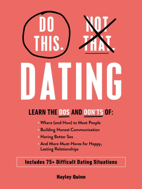 Binding: Hardcover
Description: A must - have step - by - step guide on what to do (and what NOT to do) while dating featuring clear instructions and helpful scripts so you can deal with any difficult circumstance in every aspect of your love life.