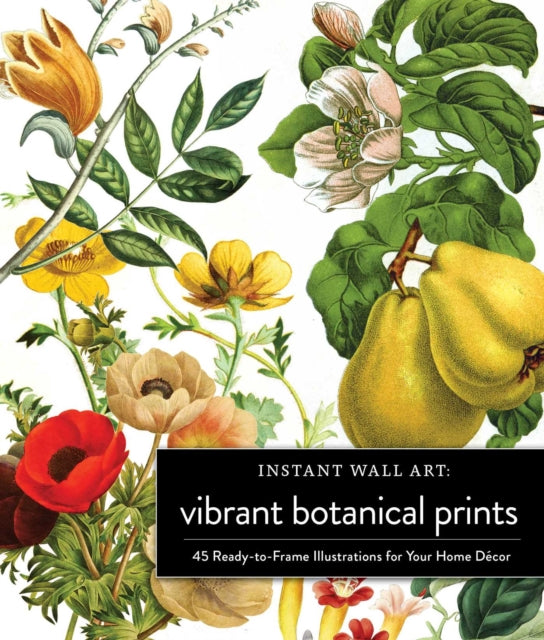 Binding: Paperback
Description: Maximize your decor with these botanical illustrations of beautiful plants and flowers. Features 45 unique art prints in three convenient sizes that are perfect for framing and hanging on your walls.