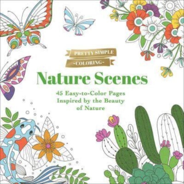 Binding: Paperback
Description: Destress and escape from your busy schedule with this beautiful coloring book featuring 45 nature - inspired scenes you can fill with your favorite colors. Unwind and release your creativity through the beauty and wonder of nature with Pretty Simple Coloring: Nature Scenes.