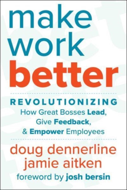 Binding: Hardcover
Description: It's time to make performance management work. We ve moved on from antiquated tools like typewriters or checkbooks but bosses still rely on the same annual performance review process to manage employees the same way they did 70 years ago.