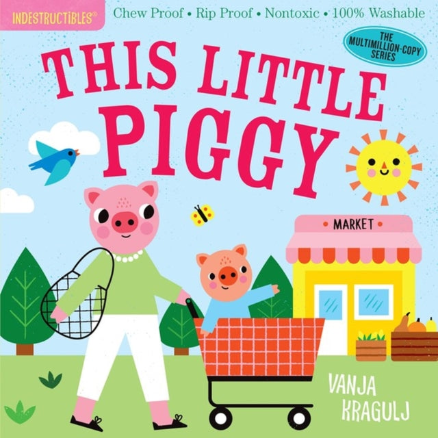 Binding: Paperback
Description: This little piggy went to market. Wiggle baby's big toe! Teach baby the beloved rhyme in a book that's Indestructible. Indestructibles is the trusted series for easing little ones into story time.