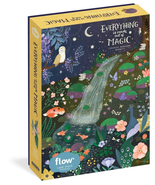 Binding: Multiple Components
Description: An enchanted wood at nighttime just for the jigsaw puzzle lover. This puzzle by Dutch artist Valesca van Waveren draws us into a mesmerizing world of wisteria and fireflies foxes and a peacock a glittery silvery stream and a mysterious key.