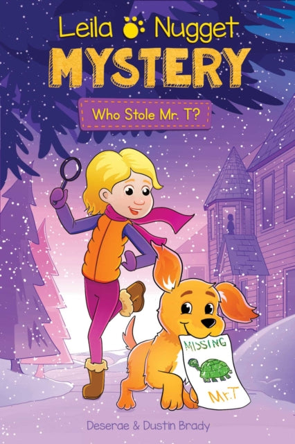 Binding: Paperback
Description: Leila & Nugget Mysteries are cute funny chapter books that get even reluctant readers to beg for one more chapter. In this outing Leila Beal and her little dog Nugget must crack the case of the neighborhood turtlenapping.