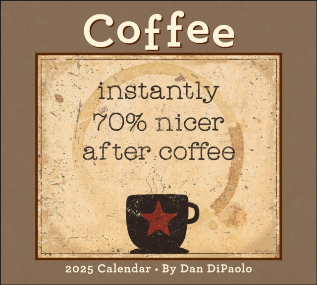 Binding: Calendars
Description: Luxuriantly printed on linen - textured paper and delivered in a deluxe matching envelope Dan Di Paolo's caffeinated calendar pours one out for the most dynamic duo in modern history you and your coffee.