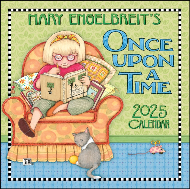 Binding: Calendars
Description: Mary Engelbreit's Once Upon a Time 2025 Calendar features covers of children's books she loved reading as a young girl drawn in her own unique style. Each image is complemented by a brief quote from Mary as to why she liked the book and why she chose to illustrate it.