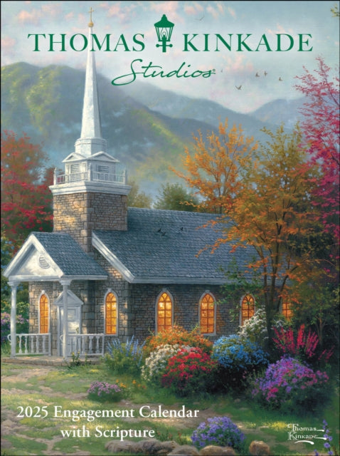 Binding: Calendars
Description: The Thomas Kinkade Studios 2025 Engagement Calendar with Scripture is full of features to help keep you and your family organized all year including sturdy tab dividers a movable page marker plenty of room to write and convenient storage pockets.