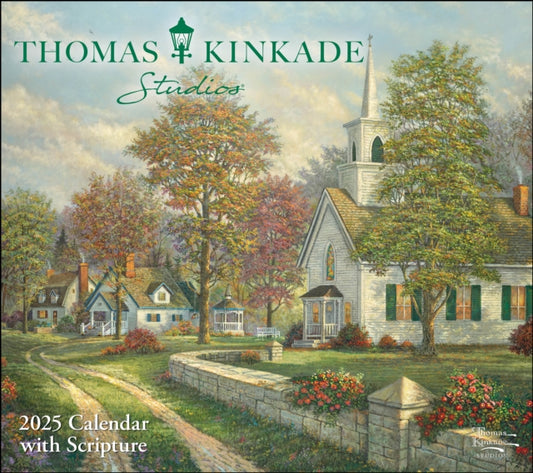 Binding: Calendars
Description: The Thomas Kinkade Studios 2025 Deluxe Wall Calendar with Scripture features beautiful full - color art faith - building verses from the Psalms and plenty of room to add your own events appointments and notes to each of the twelve monthly grids.