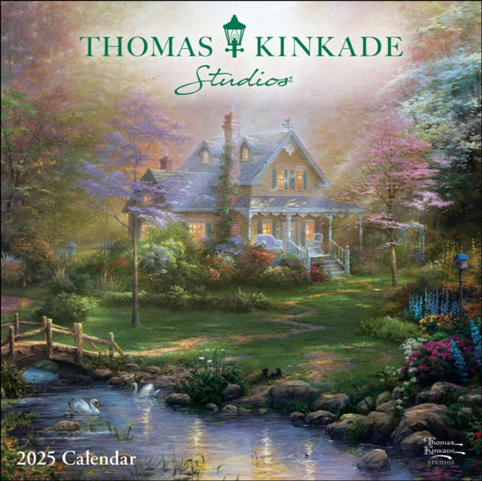 Binding: Calendars
Description: The Thomas Kinkade Studios 2025 Mini Wall Calendar will add beauty and inspiration to your little corner of the world. This twelve - month calendar features thirteen full - color image details of paintings and comes in a sturdy matching plastic - free envelope.