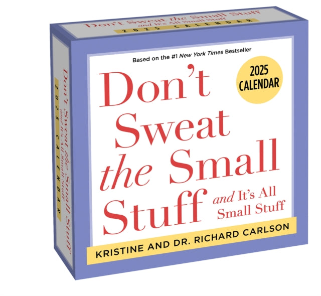 Binding: Calendars
Description: Featuring sage wisdom and practical suggestions from the full collection of Don't Sweat books this daily calendar will give you the tools to enhance all the most important parts of your life including family life finances work romantic relationships and more.