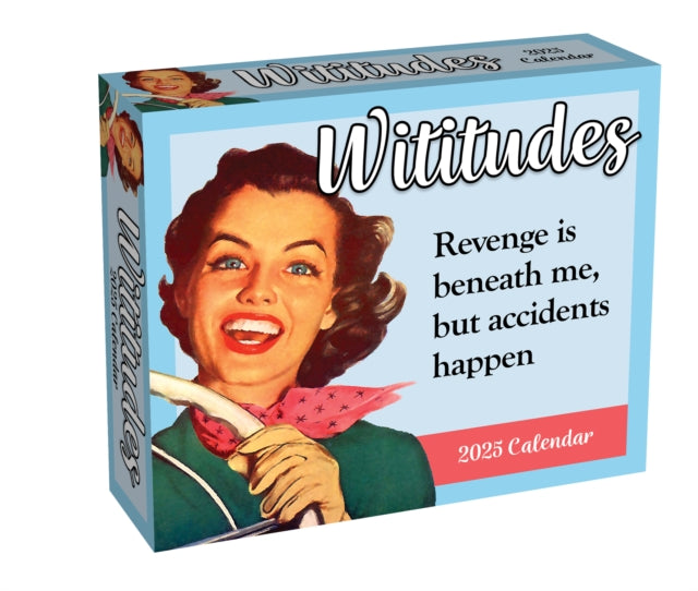 Binding: Calendars
Description: Each page showcases a relatable humorous and sometimes swear - y quip on everything from pesky job responsibilities annoying family members and all of life's perennial struggles as well as the cocktails and friendships that keep you relatively sane.