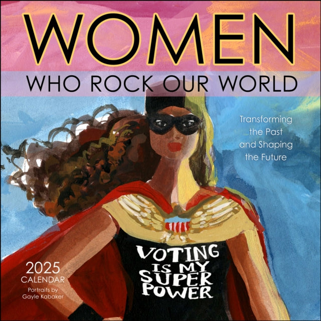 Binding: Calendars
Description: Part call to action and part illuminating tributes the Women Who Rock Our World 2025 Wall Calendar showcases extraordinary women such as Madeleine Albright Ada Lovelace Samar Minallah Khan Amy Sherald and Leah Lizarando as portrayed by contemporary artist Gayle Kabaker.