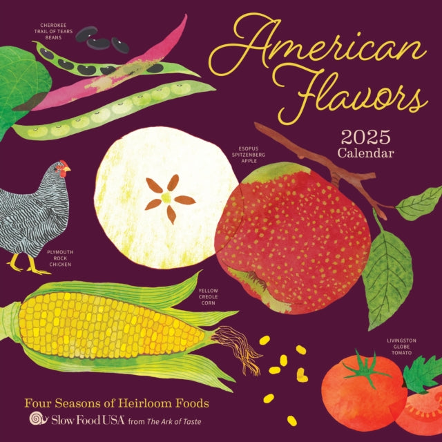 Binding: Calendars
Description: Enchanting cooks gardeners and old souls alike the American Flavors 2025 Wall Calendar brings practical charm and colorful delight to any space while celebrating our country's miraculous bounty of delicious and distinctive local foods.