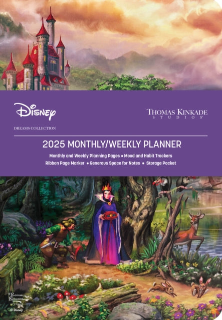 Binding: Calendars
Description: You don't have to be a villain to use this fun and functional planner. The interior layout gives you two full pages to write in each week as well as customizable spaces and checklists to track goals habits moods important dates and more.