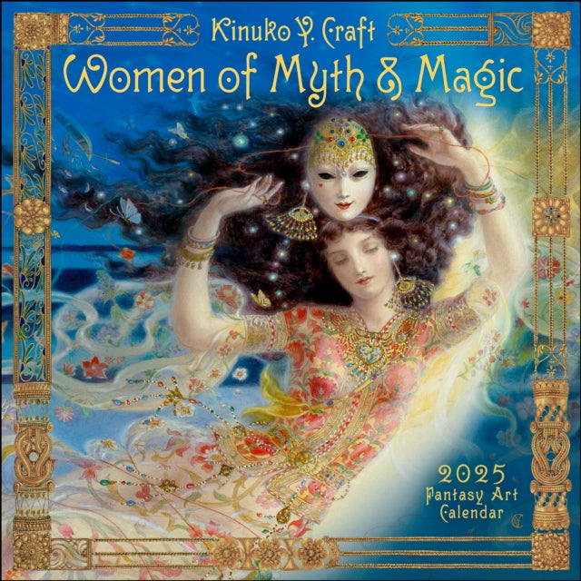 Binding: Calendars
Description: Each spread of this twelve - month wall calendar highlights a different mythical female figure such as an enchantress goddess warrior or fairy - tale princess.