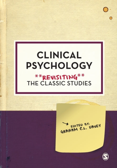 Binding: Paperback
Description: Clinical Psychology: Revisiting the Classic Studies traces 14 ground - breaking studies by researchers such as Leo Kanner David T. Lykken and Aaron T. Beck to re - examine and reflect on their findings and engage in a lively discussion of the subsequent work that they have inspired.