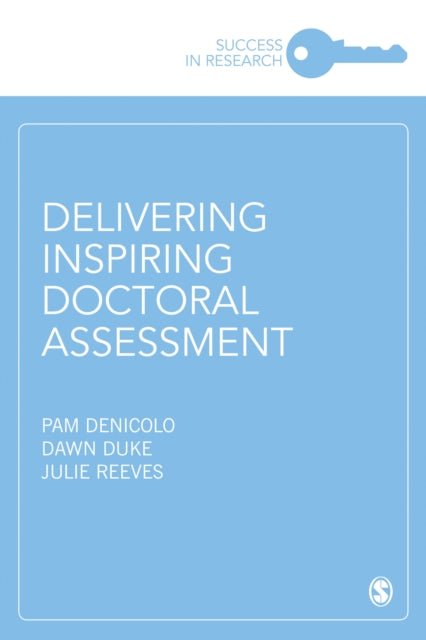 Binding: Paperback
Description: This book provides academics trainers and supervisors worldwide the tools to effectively support doctoral students in the assessment process.