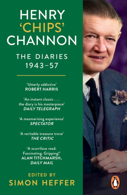 Binding: Paperback
Description: The third and final volume of the remarkable Sunday Times bestselling diaries of Sir Henry Chips Channon___________________________________________ An utterly addictive glimpse of London high society and politics in the 40s and 50s.