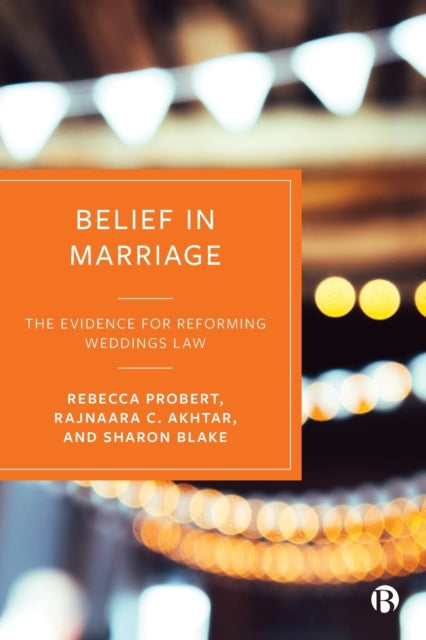 Binding: Paperback
Description: EPDF and EPUB available Open Access under CC - BY - NC - ND licence. This book draws on the accounts of 170 individuals who had or led a wedding ceremony outside the legal framework.