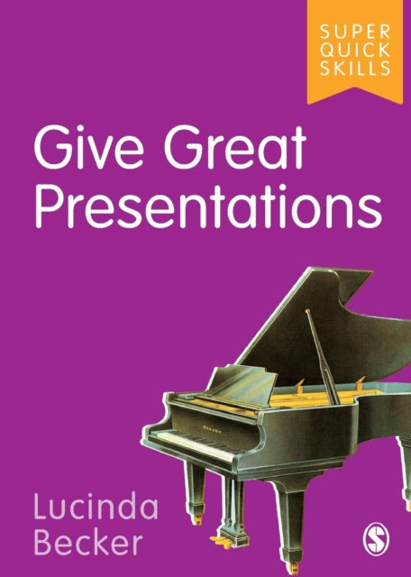 Binding: Paperback
Description: Terrified at the thought of giving presentations? Give Great Presentations gives you the tips and tools you need to feel confident and ace your presentations.