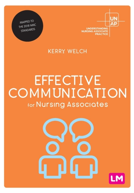 Binding: Paperback
Description: Communication is central to providing high quality person - centred care as a Nursing Associate. This book will help you to communicate effectively with patients families carers and your interprofessional team encouraging you to develop your own unique voice.