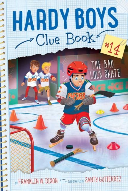 Binding: Paperback
Description: Detective brothers Frank and Joe search for a saboteur in the fourteenth book in the interactive Hardy Boys Clue Book series. Frank and Joe are excited to be supporting their friends on the Bayport Checkers hockey team.