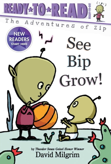 Binding: Hardcover
Description: Zip and Bip are back in the fourth book in the Adventures of Zip Ready - to - Go! series from author - illustrator David Milgrim two - time Theodor Seuss Geisel Honoree! See Zip zap. See Bip grow tall.