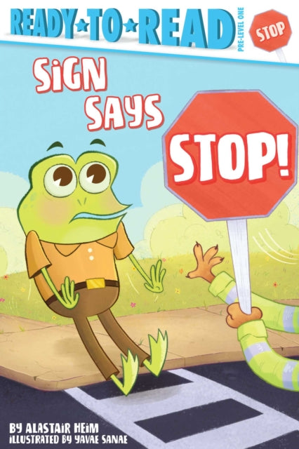 Binding: Paperback
Description: Mr. Frog wants to cross the street but the crosswalk sign says stop. See how he flips flops and jumps his way to the other side in this funny Pre - Level 1 Ready - to - Read! Mr.