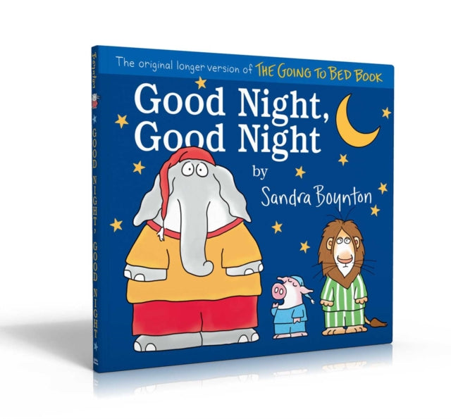 Binding: Hardcover
Description: Maestro of bedtime Sandra Boynton expands her bestselling The Going to Bed Book in this deluxe collectible picture book that will help a new generation of children get ready for bed. The sun has set not long ago. So begins one of the most widely loved children's books ever made.