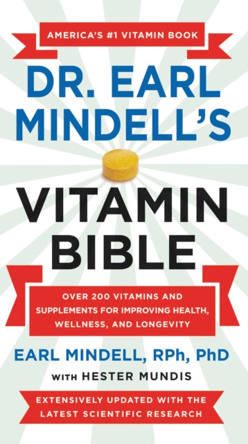 Title: Dr. Earl Mindell's Vitamin Bible : Over 200 Vitamins And Supplements For Improving Health Wellness And Longevity
Barcode: 9781538737262
Pages: 672 Pages
Language: English
Publication Date: 8/24/2021
