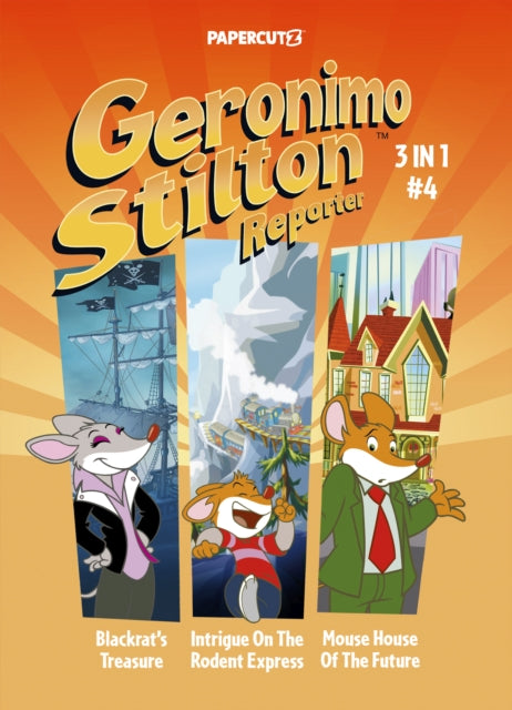 Binding: Paperback
Description: Three great Geronimo Stilton Reporter cases in one volume! Three great Geronimo Stilton Reporter cases in one volume! Famouse news reporter Geronimo Stilton would be more than happy to spend his days behind his desk working reading or playing a relaxing game of chess with his family.