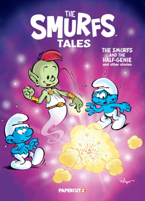 Binding: Paperback
Description: The Smurfs are back in new stories in English for the first time! Hefty Smurf and Brainy Smurf discover an ancient amphora at the bottom of a pond. Upon opening it they unleash a powerful genie.