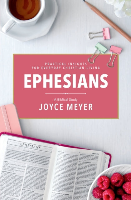 Binding: Paperback
Description: Internationally renowned Bible teacher Joyce Meyer provides a close study and commentary on Ephesians emphasizing the importance of living in Christ and putting your relationship with God first.
