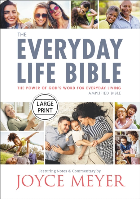 Description: With practical commentaries articles and features this updated Amplified Version of #1 New York Times bestselling author Joyce Meyer's popular study Bible will help you live out your faith. In the decade since its original publication The Everyday Life Bible has sold 1.