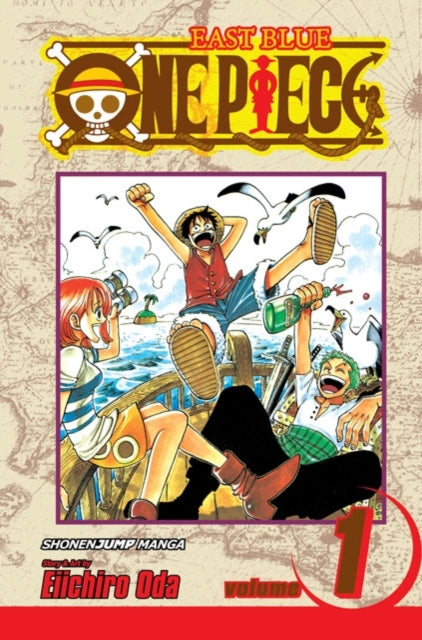 Binding: Paperback
Description: Join Monkey D. Luffy and his swashbuckling crew in their search for the ultimate treasure One Piece! As a child Monkey D. Luffy dreamed of becoming King of the Pirates.