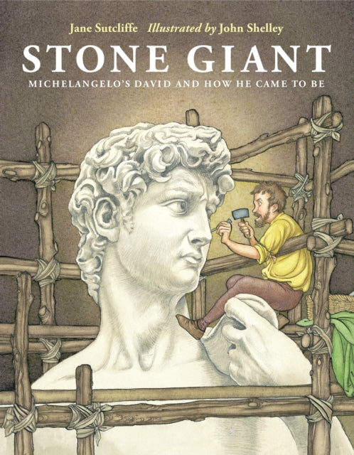 Binding: Hardcover
Description: Michelangelo saw something someone special in the stone. No one wanted the giant. The hulking block of marble lay in the work yard rained on hacked at and abandoned until a young Michelangelo saw his David in it.