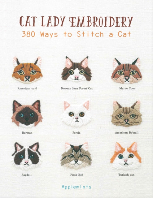 Binding: Paperback
Description: Fat striped sweet or grumpy this book offers 380 embroidery stitch patterns for cat lovers. Each of the 15 themed pattern sets offers a variety of designs that range from simple to complex and includes photos of the finished patterns a stitch guide and full - size templates.