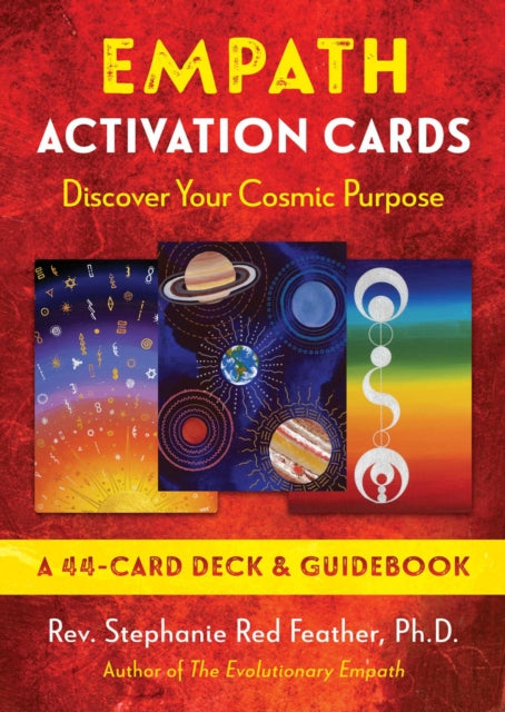 Red Feather Rev. Stephanie - Empath Activation Cards Discover Your Cosmic Purpose