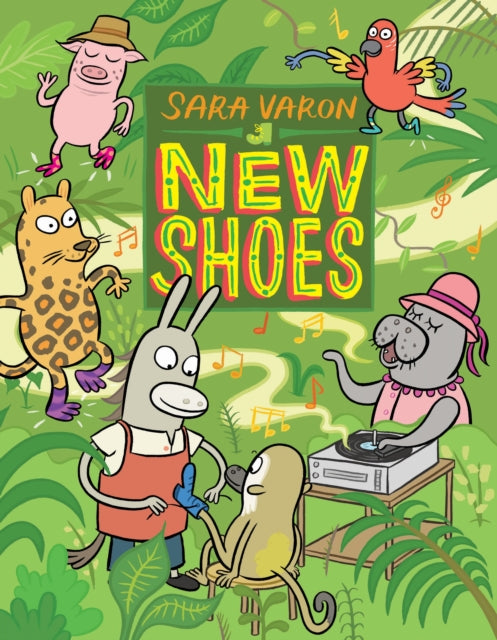 Binding: Hardcover
Description: From Sara Varon comes a heartwarming tale about a donkey on a quest to make a perfect pair of shoes.