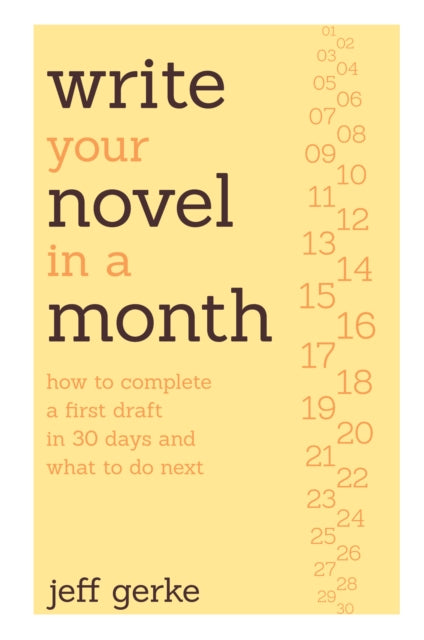 Binding: Paperback
Description: One of these days I'm going to sit down and write that novel. Everyone thinks about doing it yet most people who do start a novel end up stalling after a few chapters.