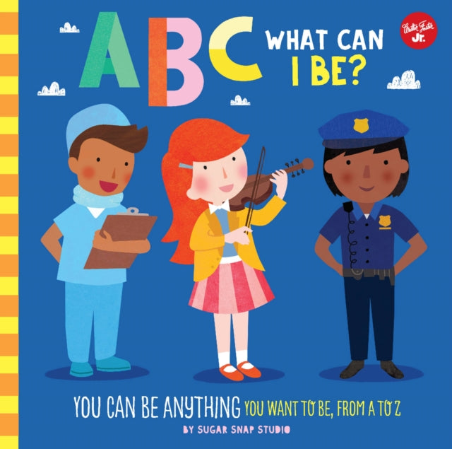 Binding: Special Bindings
Description: ABC What Can I Be? presents a wonderful world full of career possibilities from Astronomer to Zoo Keeper and everything in between. Representing kids of all kinds this book shows that there are no limits to what a kid can pursue.