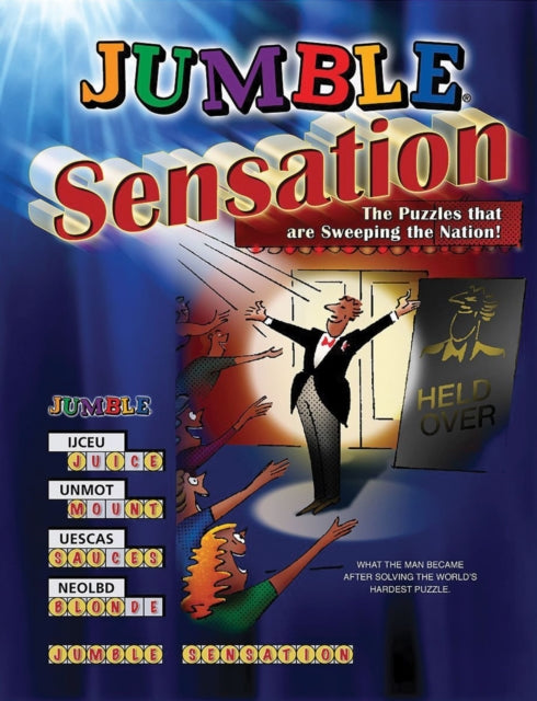 Binding: Paperback
Description: Continuing the popular trend of these witty word puzzles this collection of brainteasing scrambled words with a bonus mystery puzzle and humorous comic will delight fans of Jumble or word puzzles in general.