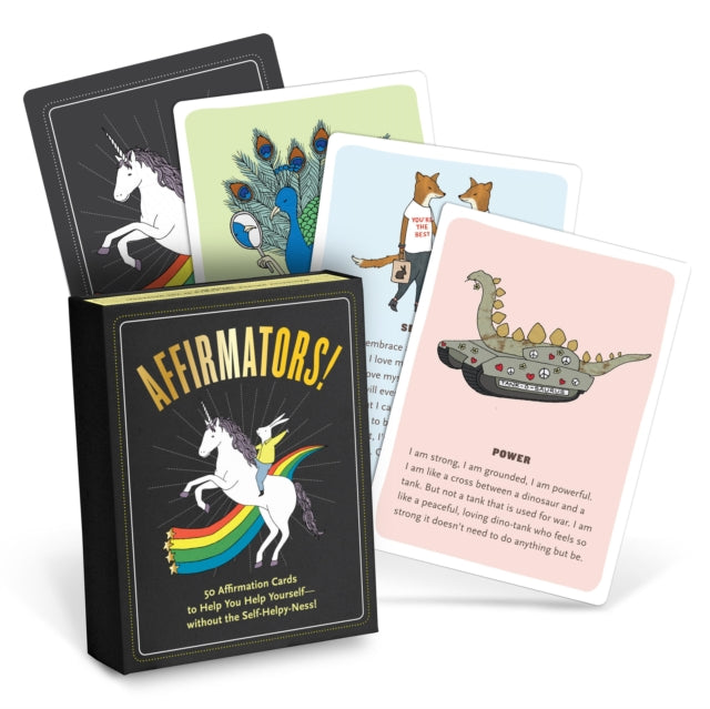 Binding: Toys & Hobbies
Description: Even pessimists like a little positivity so comedian Suzi Barrett created these inspirational - but - not - cheesy affirmation cards.