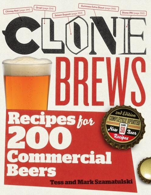 Szamatulski Tess - Clonebrews 2nd Edition Recipes For 200 Commercial Beers - Paperback
