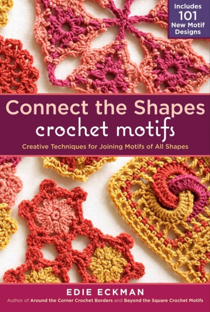 Binding: Educational And Professional
Description: Connecting beautiful motifs can be just as enjoyable as crocheting them. Edie Eckman's creative joining techniques allow you to easily combine multiples to form a whole new pattern from lacy links swirls radiants and wheels to three - dimensional effects.